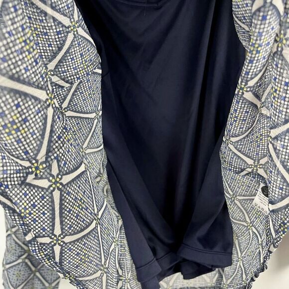 George Me By Mark Eisen Plaid Ruffle Button Down Blouse XL - Picture 3 of 12